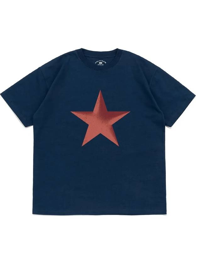 ONE STAR T SHIRTS DARK BLUE - POLYGRAM - BALAAN 4