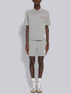 RWB Pocket Interlock Cotton Short Sleeve Polo Shirt White - THOM BROWNE - BALAAN 6