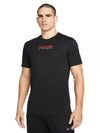 Men's Dry Fit Logo Short Sleeves T-Shirt Black - NIKE - BALAAN 2