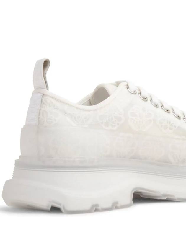 Tread Slick Technical Low Top Sneakers White - ALEXANDER MCQUEEN - BALAAN 4