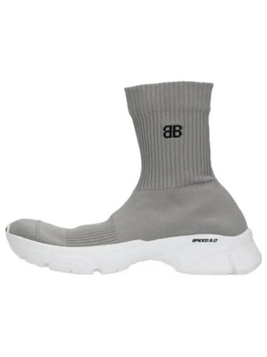 Speed Sneakers Gray White - BALENCIAGA - BALAAN 1