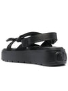 Leather Unique Strap Sandals Black - VALENTINO - BALAAN 6