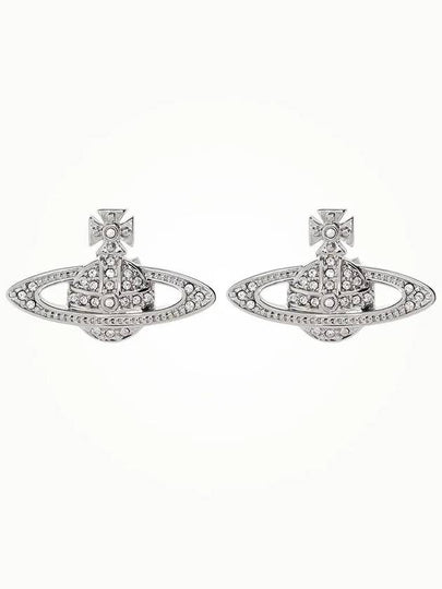 Mini Bas Relief Earrings Silver - VIVIENNE WESTWOOD - BALAAN 2