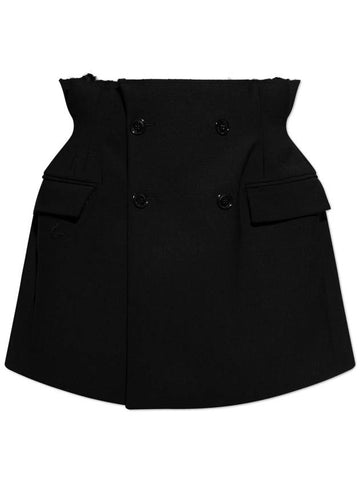 VETEMENTS Wool Skirt, Women's, Black - VETEMENTS - BALAAN 1