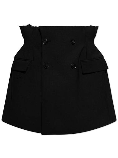 VETEMENTS Wool Skirt, Women's, Black - VETEMENTS - BALAAN 1