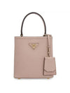 Panier Saffiano Leather Small Tote Bag Powder Pink - PRADA - BALAAN 1