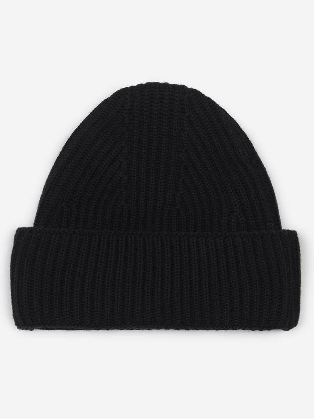 Logo Patch Beanie Black - MAISON KITSUNE - BALAAN 3