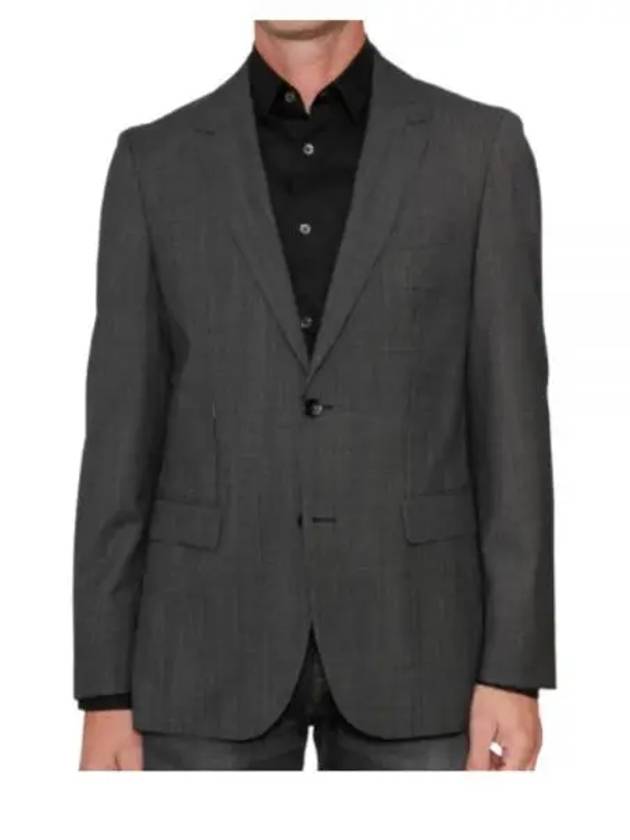 Men's Virgin Wool Jacket Black - HUGO BOSS - BALAAN 2