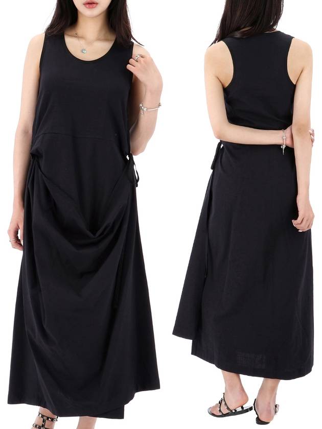 Sleeveless Wrap Midi Dress Midnight Indigo - LEMAIRE - BALAAN 2