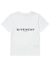 H25446 10P Archetype Logo Print Junior Short Sleeve T Shirt - GIVENCHY - BALAAN 2