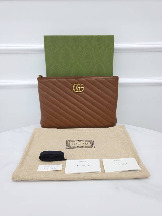 GG Marmont Leather Pouch 525541 - GUCCI - BALAAN 7