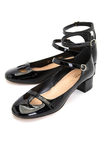 Aime Patent Calfskin Pumps Black - DIOR - BALAAN 1