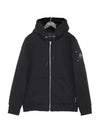 Classic Bunny Zip Up Hoodie Black Lining Black - MOOSE KNUCKLES - BALAAN 2