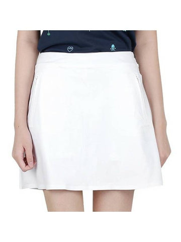 Women's Effortless A-Line Skirt White - G/FORE - BALAAN 1