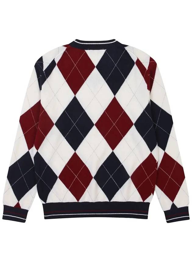 Argyle Cashmere Sweater OF2402GB - ONOFF - BALAAN 2