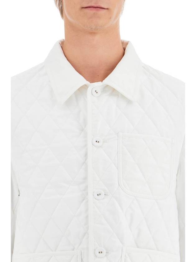 lightweight quilted cotton jacket - THOM BROWNE - BALAAN 4