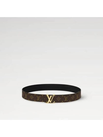 LV Initiales 40Mm Reversible Leather Belt Black - LOUIS VUITTON - BALAAN 2