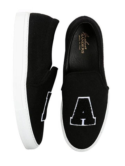 LA logo slip-ons black - JOSHUA SANDERS - BALAAN 2