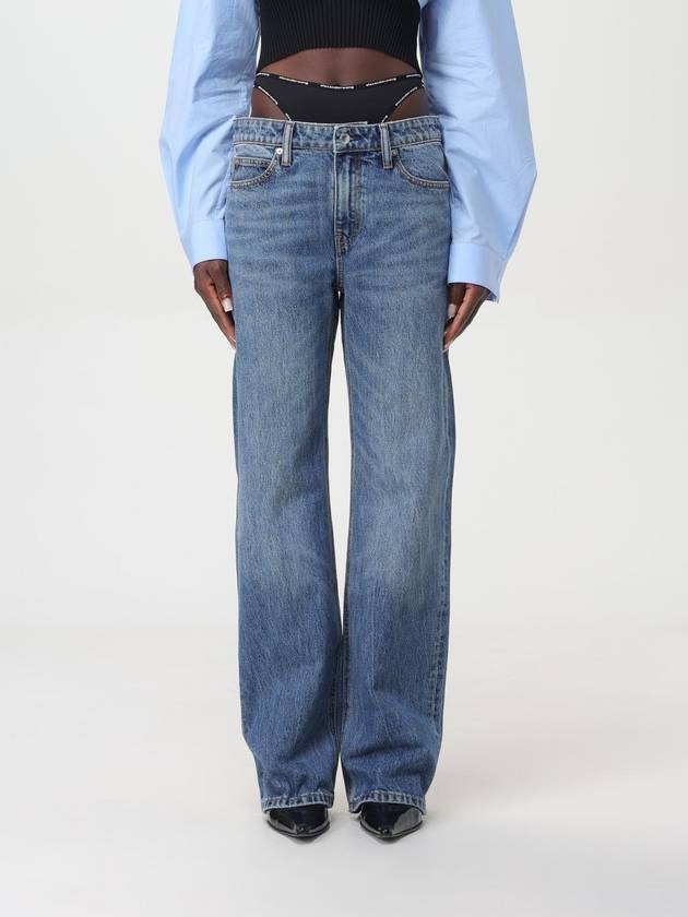 Jeans Slip Denim X Alexander Wang - ALEXANDER WANG - BALAAN 1