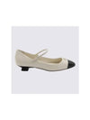 Logo Detail Mary Jane Pumps Ivory - MIU MIU - BALAAN 3