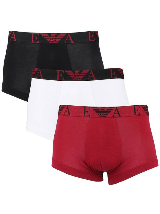 Men's Logo Band Briefs 3-Pack Set - EMPORIO ARMANI - 2