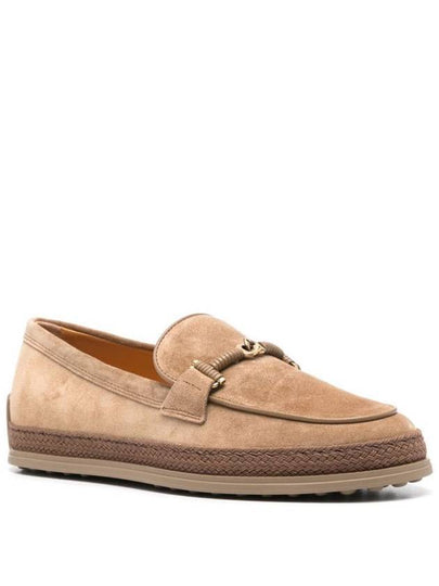 Tod'S Cord Weaving T Ring Suede Loafers Shoes - TOD'S - BALAAN 2