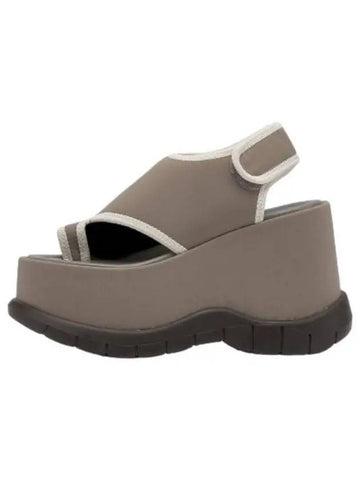 platform sandals taupe - SUNNEI - BALAAN 1