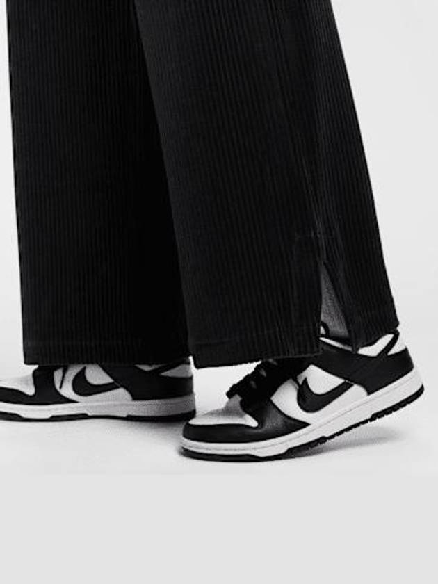 Sportswear Velor High Waist Wide Leg Track Pants Black - NIKE - BALAAN 3