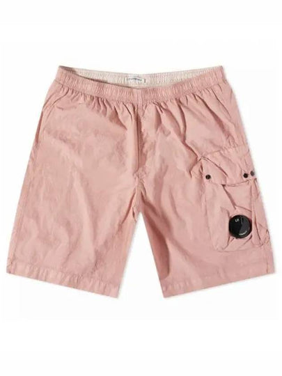 Lens Wappen Nylon Swim Shorts Pink - CP COMPANY - BALAAN 2