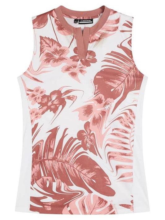 Golf Meya Print Sleeveless Top GWJT07430 S183 Women's Meya Print Sleeveless Top - J.LINDEBERG - BALAAN 2