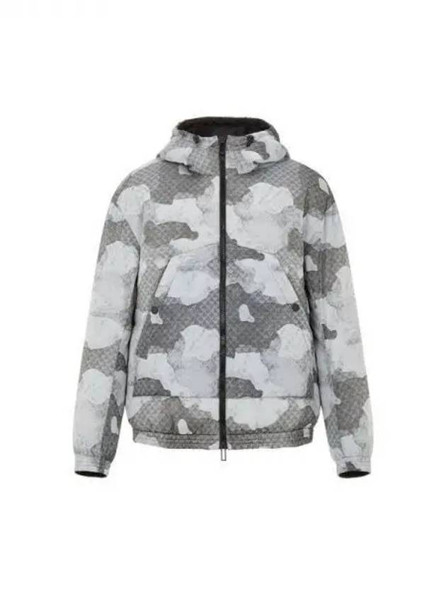 Men s Camouflage Print Duck Down Padded Jacket Gray 271887 - EMPORIO ARMANI - BALAAN 1