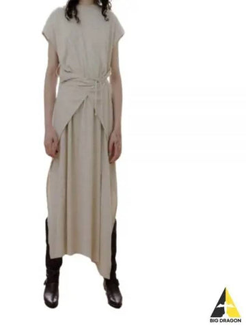 24 Shaw Sleeveless Dress in Undyed DRSHS RIB SP24 - BASERANGE - BALAAN 1