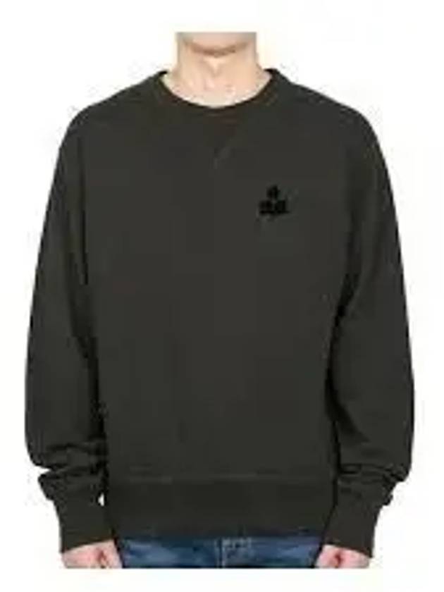 Men's Mike Logo Sweatshirt Dark Brown - ISABEL MARANT - BALAAN 2