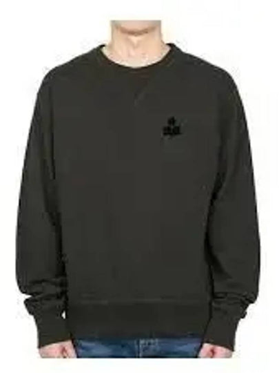 Men's Mike Logo Sweatshirt Dark Brown - ISABEL MARANT - BALAAN 2