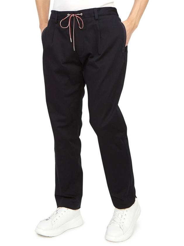 Gavardine Straight Pants Night Blue - MONCLER - BALAAN 6