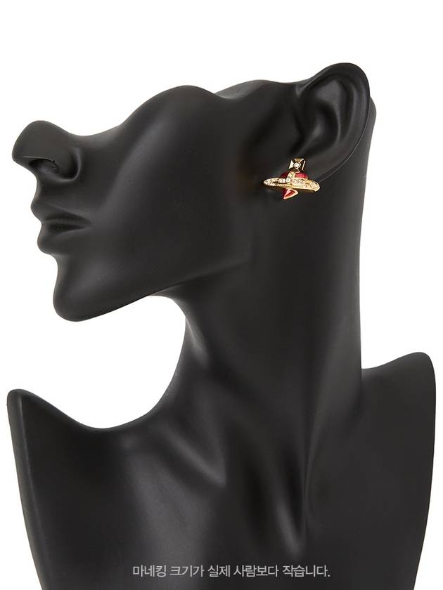 Vivienne Westwood of shape embellished earrings - VIVIENNE WESTWOOD - BALAAN 6