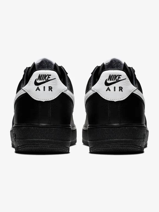 Air Force 1 QS Low Top Sneakers Black White - NIKE - BALAAN 7