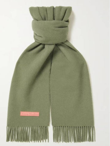 logo muffler green - ACNE STUDIOS - BALAAN 1