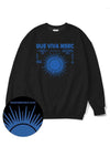 Viva MSRC Vivid Blue Overfit Sweatshirt Black - MONSTER REPUBLIC - BALAAN 3