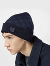 Men's Neo Petit Damier Beanie Navy - LOUIS VUITTON - BALAAN 2