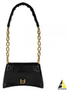 Downtown Small Shoulder Bag With Chain Black - BALENCIAGA - BALAAN 2