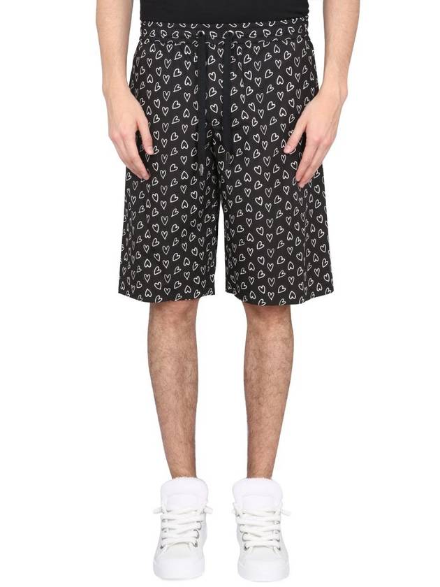 Heart Print Bermuda Shorts 13024564 - DOLCE&GABBANA - BALAAN 2