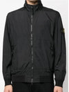 Garment Dyed Crinkle Reps Nylon Zip-up Jacket Black - STONE ISLAND - BALAAN 5