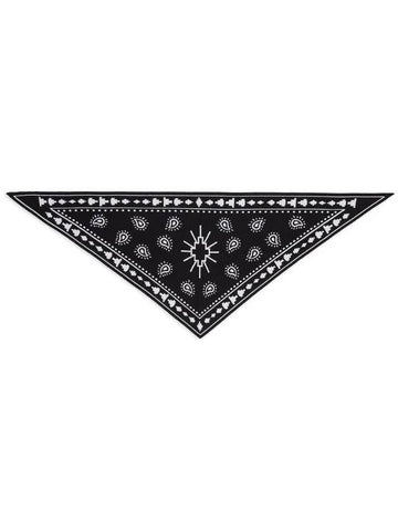 Bandana Knit Scarf Black - MARCELO BURLON - BALAAN 1