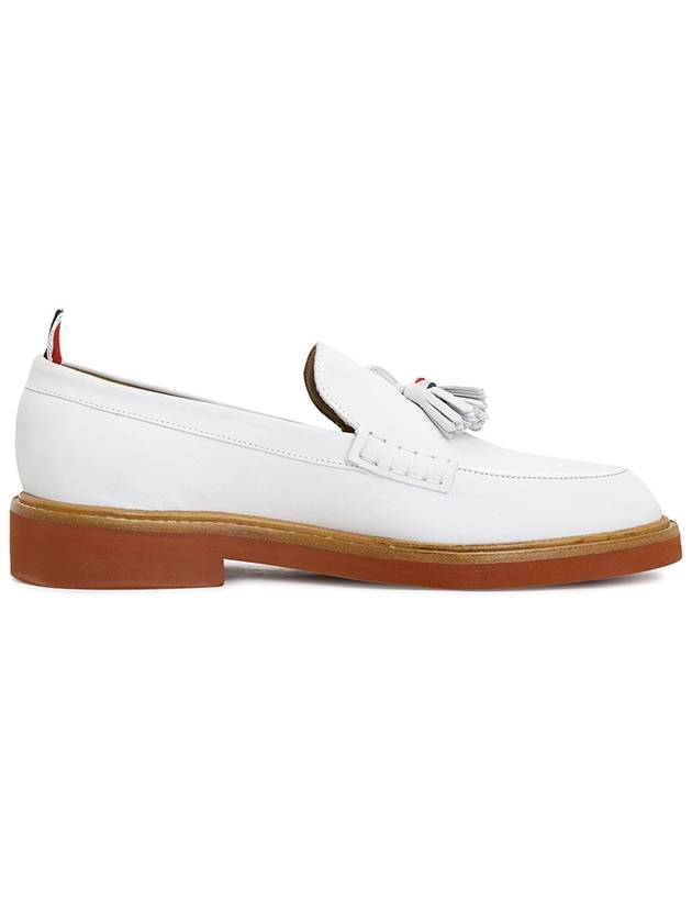 Tassel Leather Loafers White - THOM BROWNE - BALAAN 5