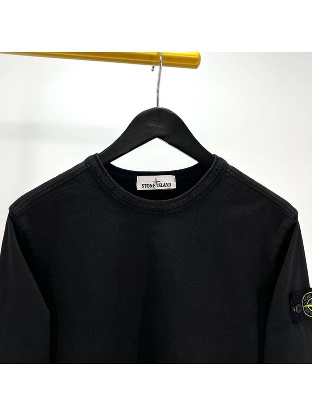 Long sleeve men s t shirt black size - STONE ISLAND - BALAAN 4