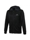 Train Essentials Seasonal Zip Up Jacket Black - ADIDAS - BALAAN 2