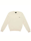 Embroidered Logo Knit Top Ecru - A.P.C. - BALAAN 2