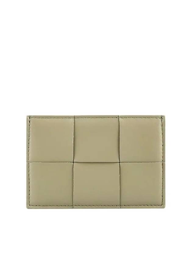 Intrecciato Lambskin Calfskin Card Wallet Travertine - BOTTEGA VENETA - BALAAN 2