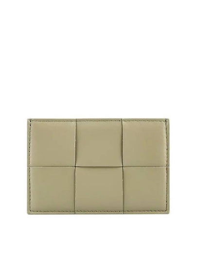 Intrecciato Lambskin Calfskin Card Wallet Travertine - BOTTEGA VENETA - BALAAN 2